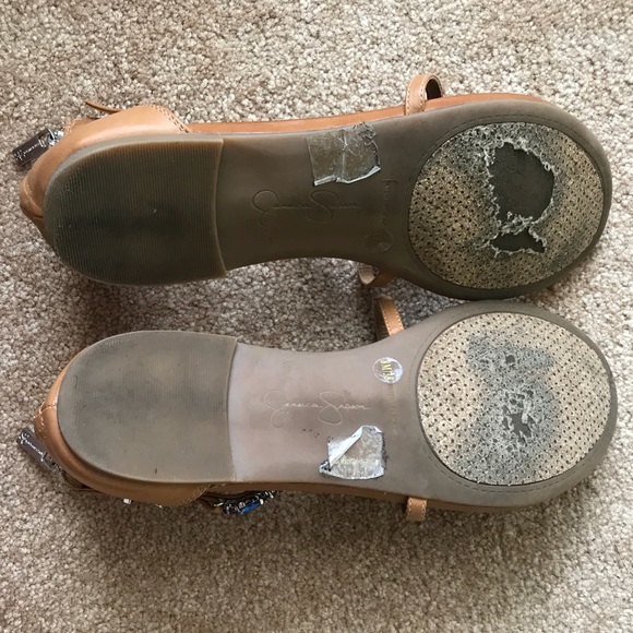 Jessica Simpson jeweled sandals - Picture 6 of 6